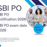 SBI PO Notification 2026