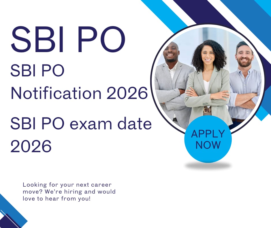 SBI PO Notification 2026