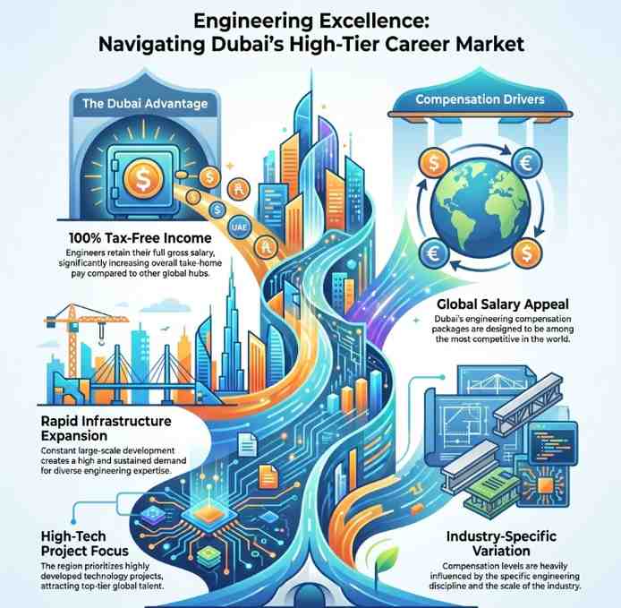 which engineering has highest salary in Dubai