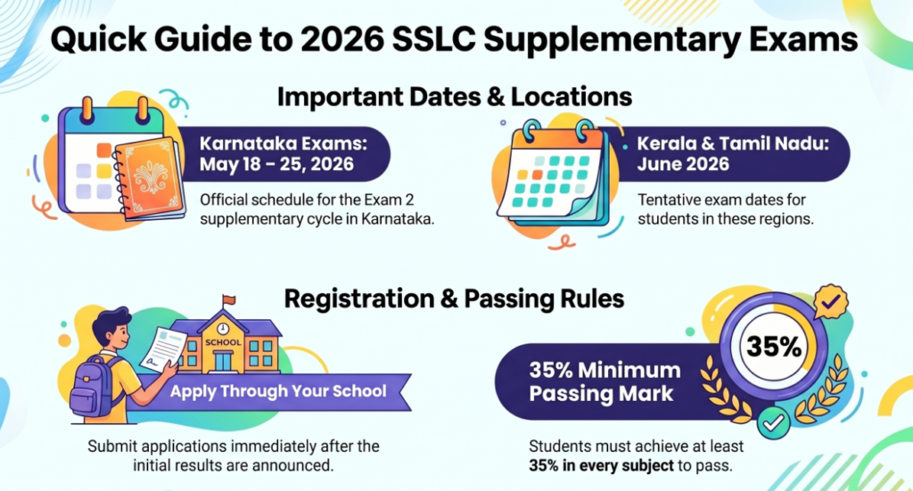 SSLC Supplementary Exam 2026 Date