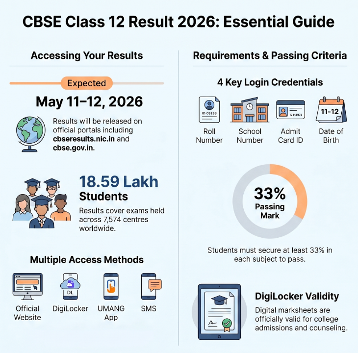 CBSE Result 2026 Class 12 