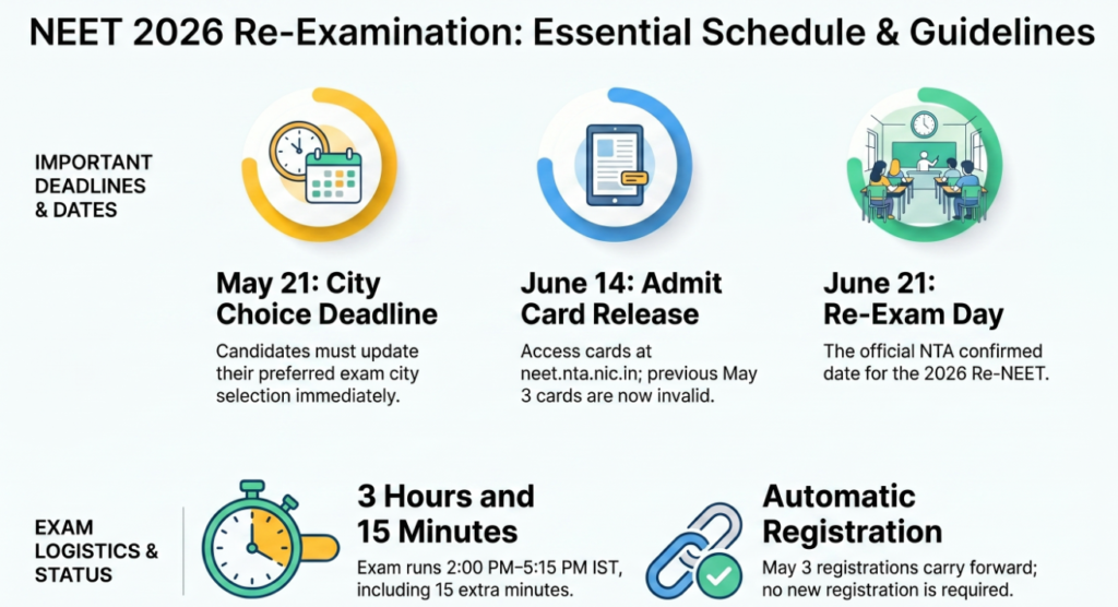 NEET 2026 Re-Examination Schedule Guidelines