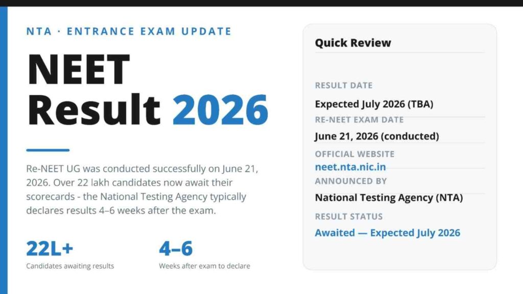 NEET Result 2026