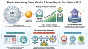 how to make money from a website
